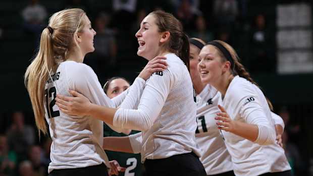 MSU Volleyball 2016.  Photo courtesy of MSU SID